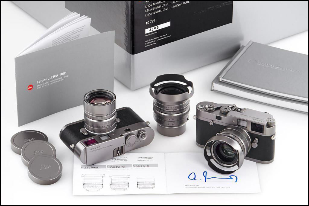 徕卡 Leica M 100周年纪念版 2机3镜 新品全套！