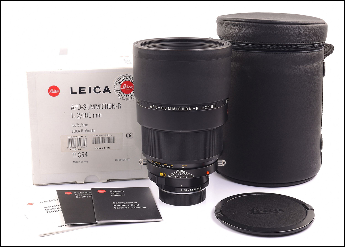 徕卡 Leica R 180/2.8 APO-ELMARIT-R ROM 带包装 