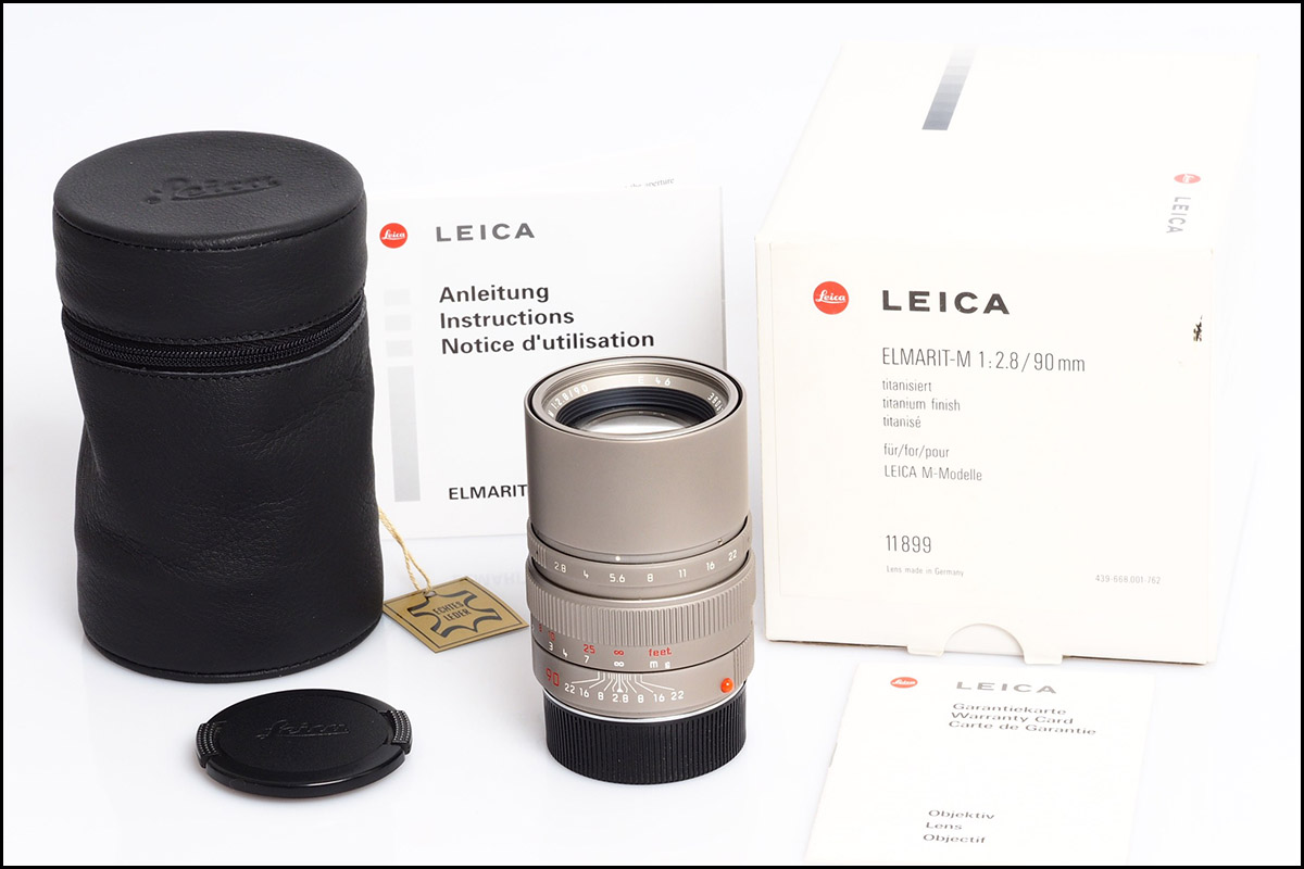 徕卡 Leica M 90/2.8 ELMARIT-M E46 钛版 带包装