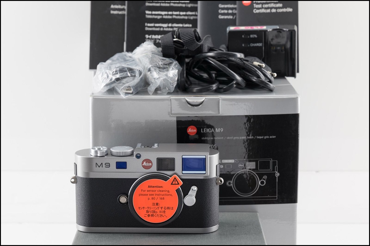 (全新无隐患CCD) 徕卡 Leica M9 钢灰 带包装 快门2100次