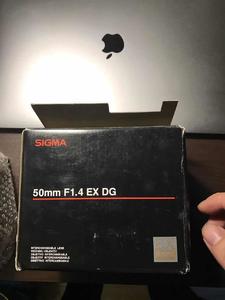 适马 50mm f/1.4 EX DG HSM（尼康卡口）