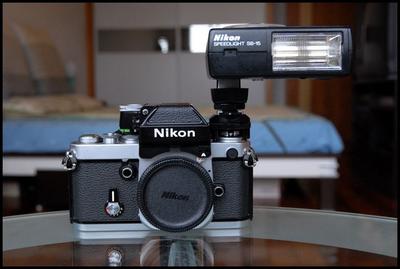 Nikon F2A+SB-15 闪灯，实用手动机王!