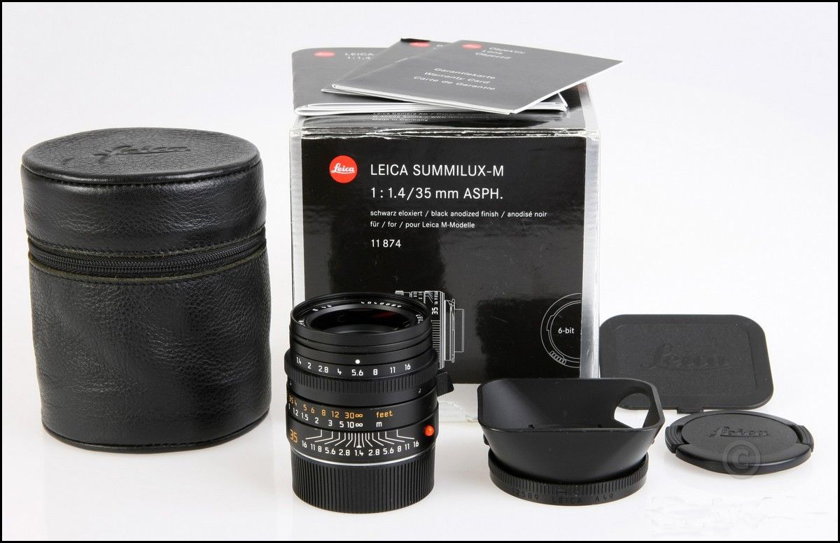 徕卡 Leica M 35/1.4 ASPH 6-BIT 11874 最后40号段 带包装