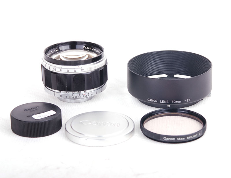 【超大光圈LTM】Canon/佳能 LENS 50/1.2 带原厂UV遮光罩#HK7161