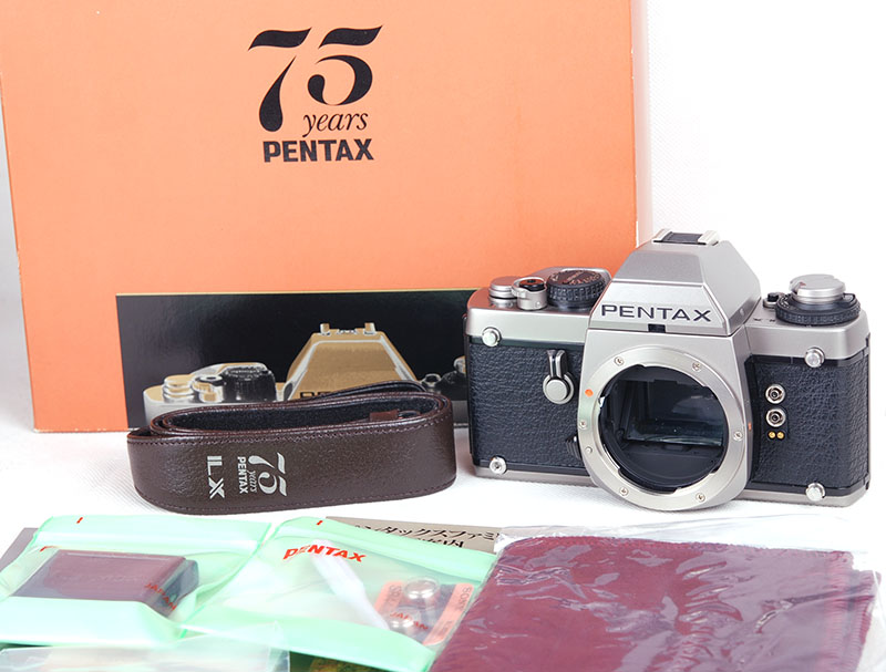 【珍品】Pentax/宾得 LX 75 years Limited 钛金相机   #jp17897