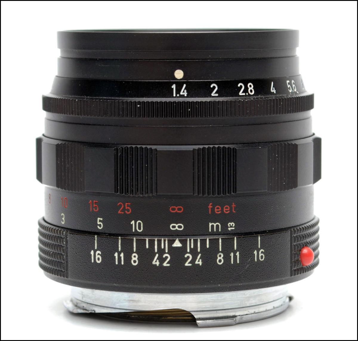 徕卡 Leica M 50/1.4 SUMMILUX 黑漆 红字 好成色