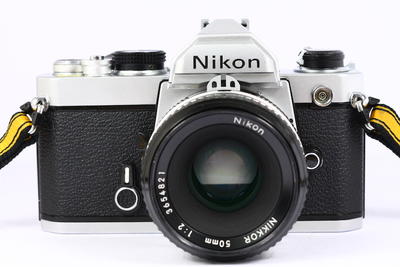 尼康 NIKON FM 日产135胶片单反相机 + nikkor 50/2镜头