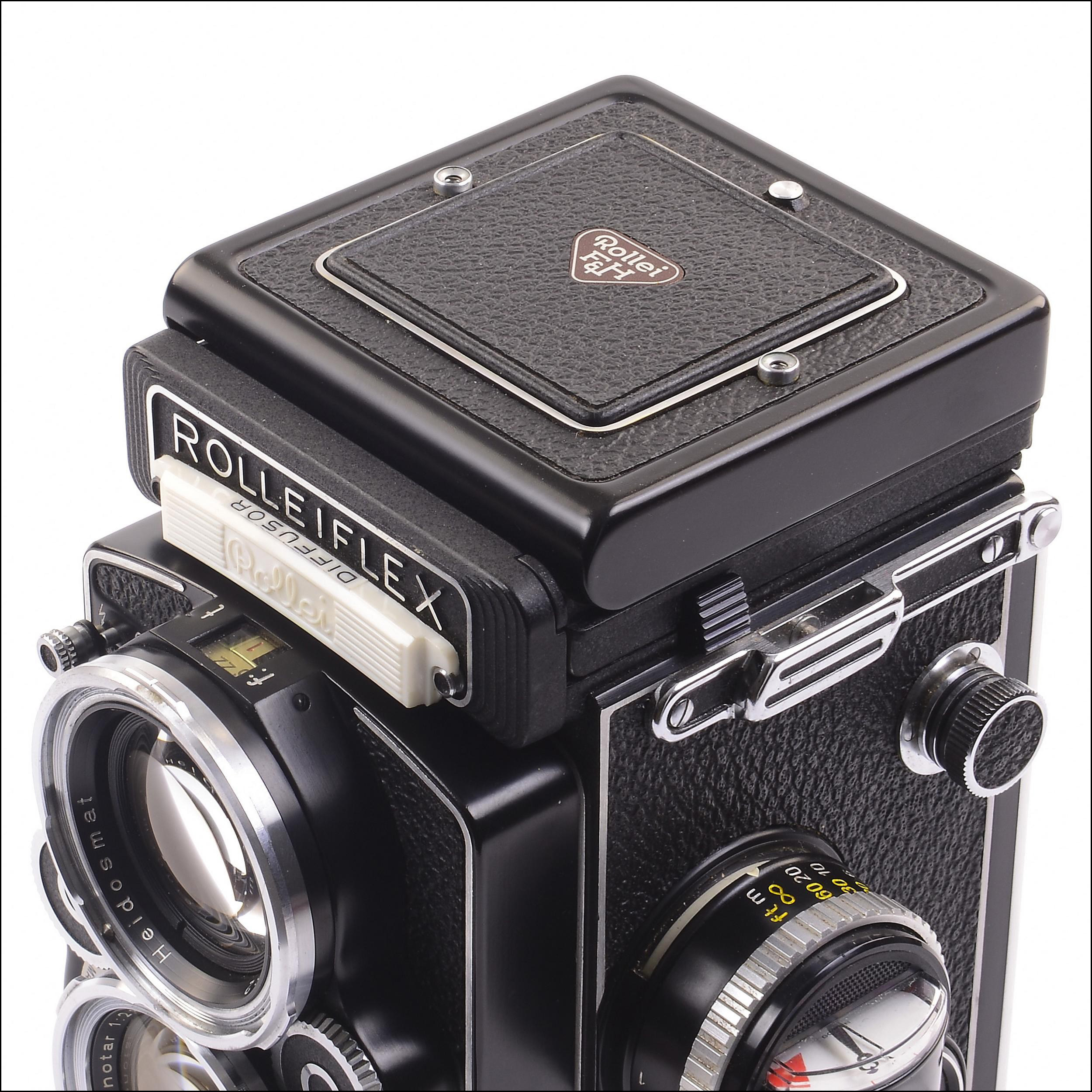 禄来rolleiflex 2.8f 经典 双反相机 好成色 带皮套