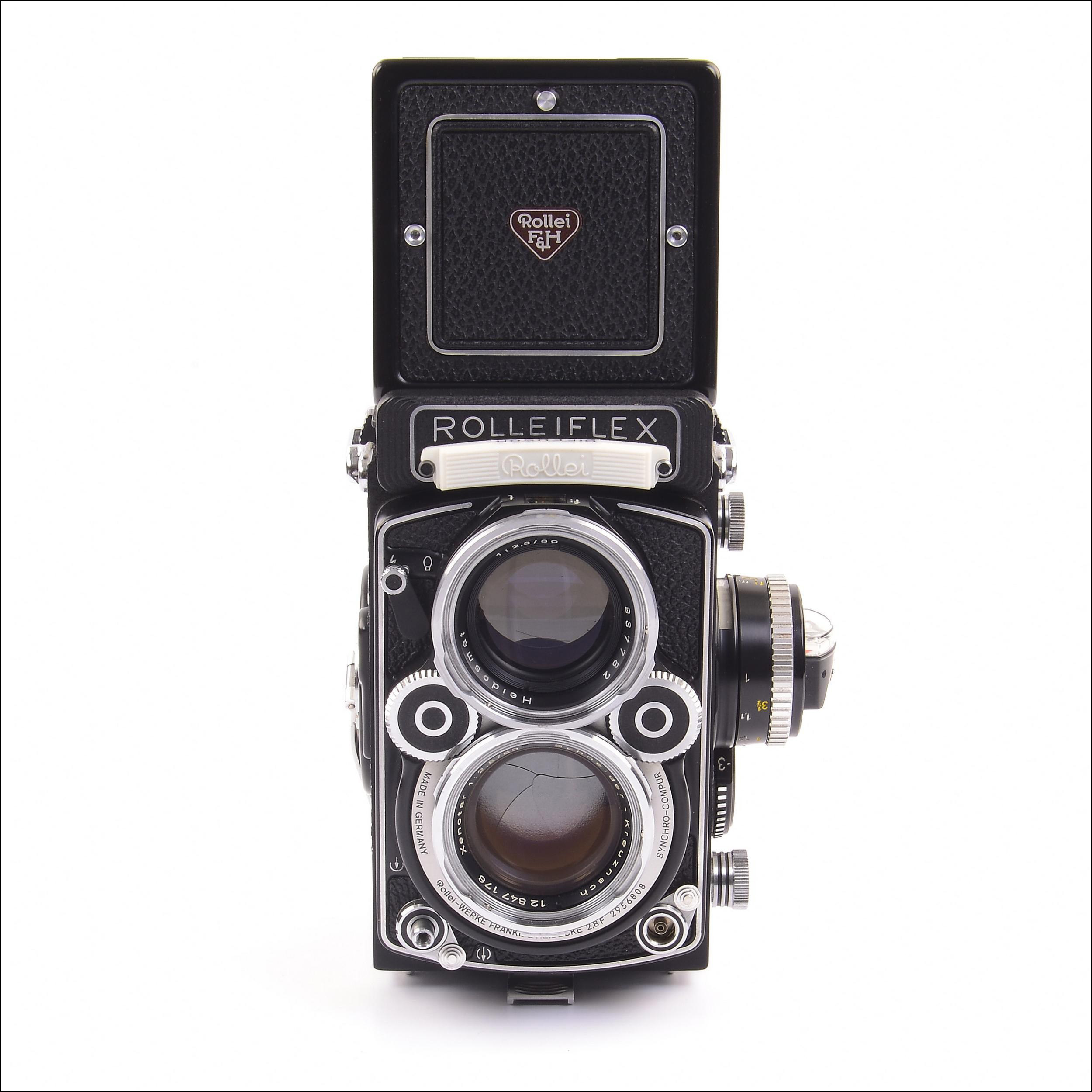 禄来rolleiflex 2.8f 经典 双反相机 好成色 带皮套