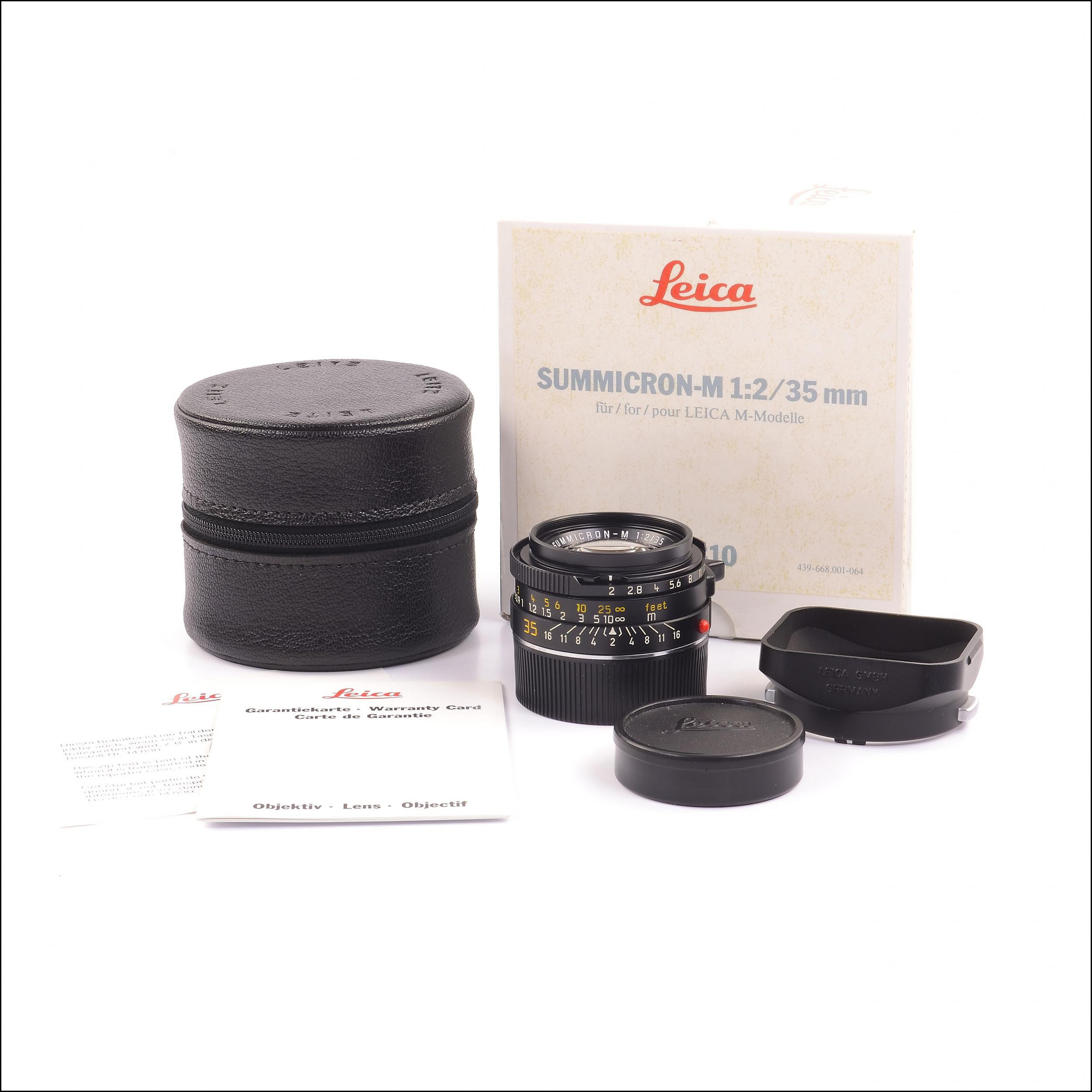 徕卡 Leica M 35/2 SUMMICRON-M IV 散景之王 德产7枚玉 带包装