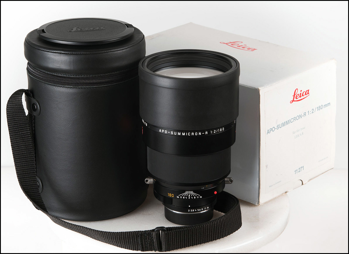 徕卡 Leica R 180/2 APO-SUMMICRON-R 牛镜！带包装 － ¥55000