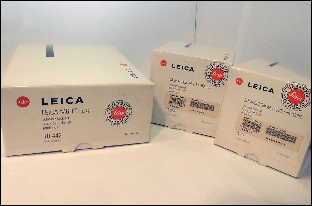 徕卡 Leica M6 TTL 0.72 黑漆 千禧套机 带50/1.4，35/2A 新品