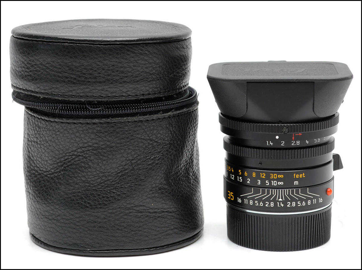 徕卡 Leica M 35/1.4 ASPH 原厂6-BIT 11874 带皮套