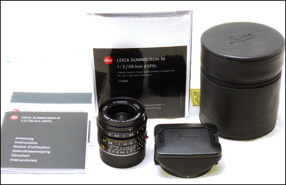 徕卡 Leica M 28/2 SUMMICRON-M ASPH 6-BIT 带包装