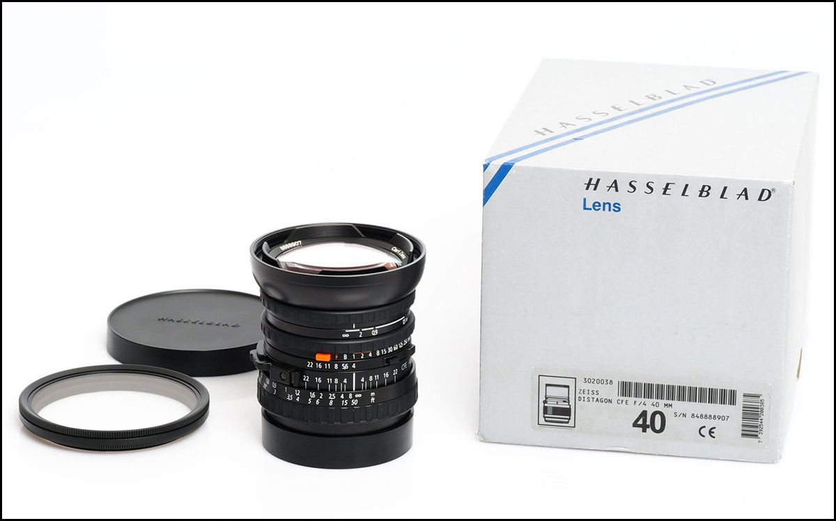 哈苏 Hasselblad 40/4 CFE FLE 广角镜头 带包装 UV