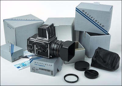 哈苏 Hasselblad 503cw ＋ 80/2.8 CFE ＋ A12 带包装 光罩 UV