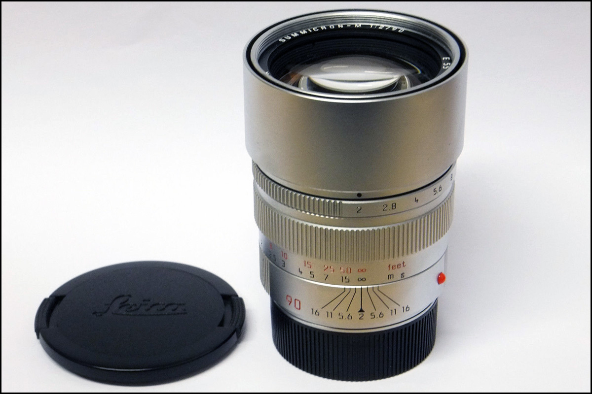 徕卡 Leica M 90/2 E55 PRE-ASPH 全铜银色