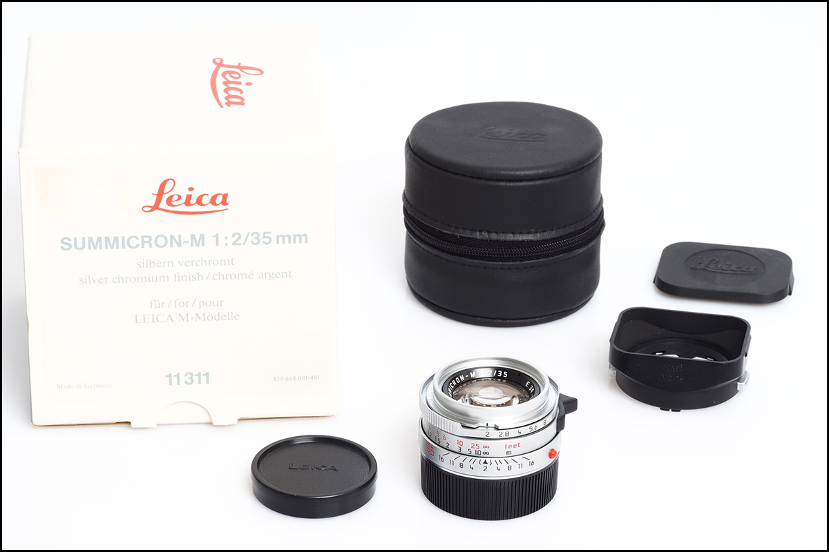 徕卡 Leica M 35/2 银色 德产7枚玉 后期方字版 带包装