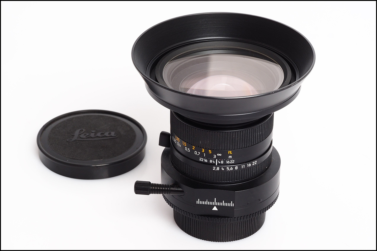 徕卡 Leica R 28/2.8 PC-Super-Angulon-R 移轴镜头 带光罩 UV