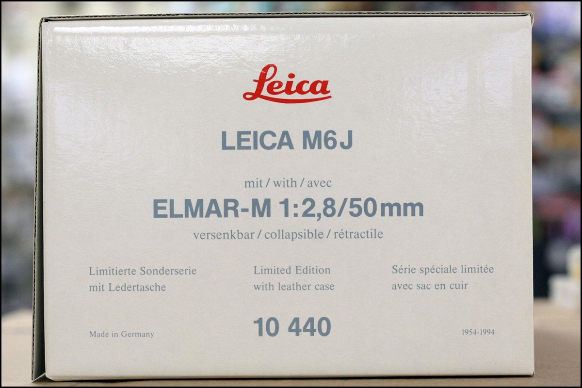 徕卡 Leica M6J 40 Jahre 1954-1994 40周年纪念套机 带包装