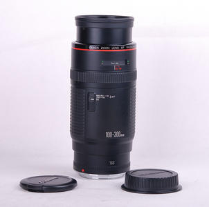 【美品】Canon/佳能 EF 100-300/5.6 L 萤石红圈镜头 #jp18002