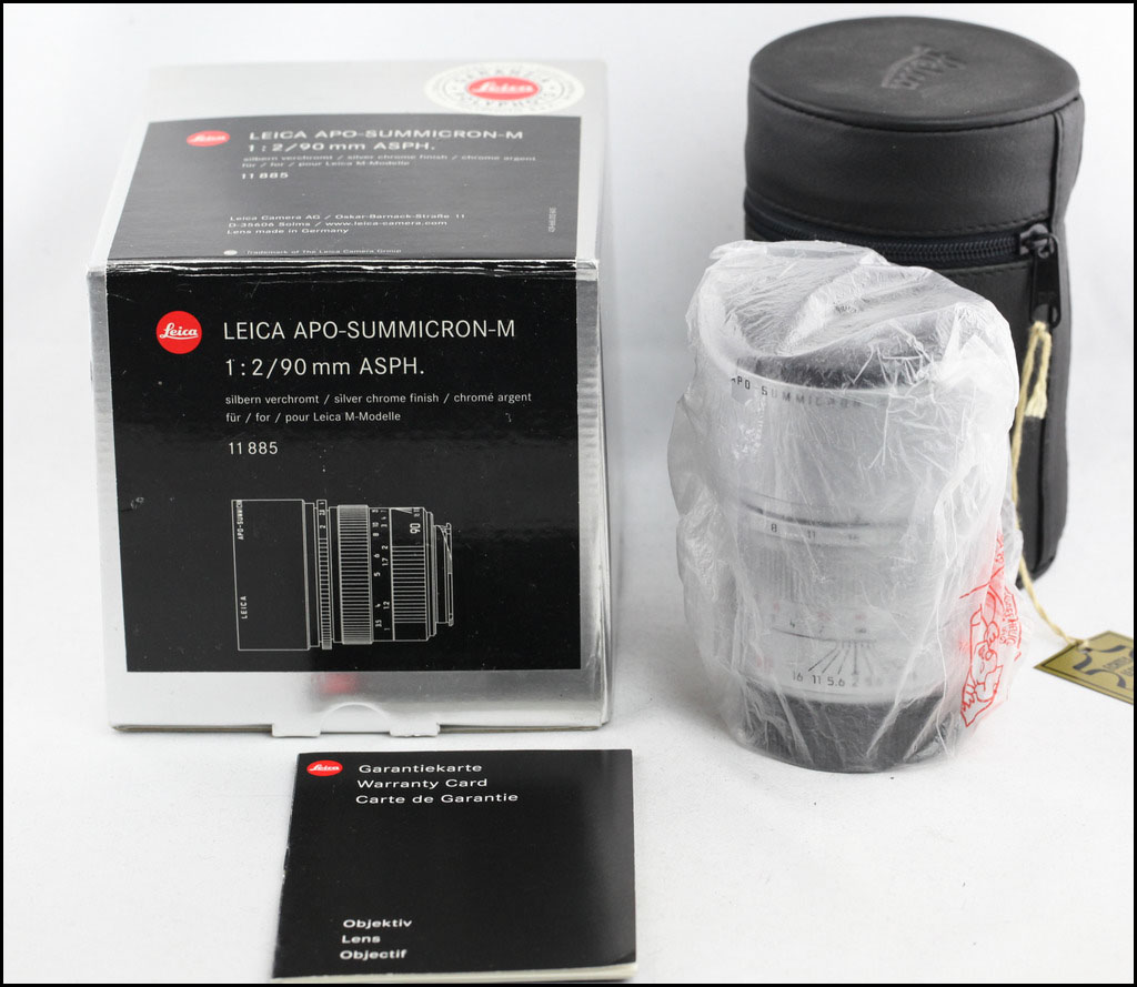 徕卡 Leica M 90/2 APO ASPH 6-BIT 双A 银盒包装