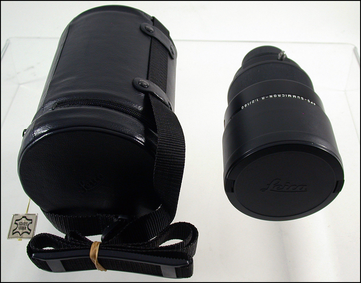 徕卡 Leica R 180/2 APO-SUMMICRON-R 牛镜！带皮桶！