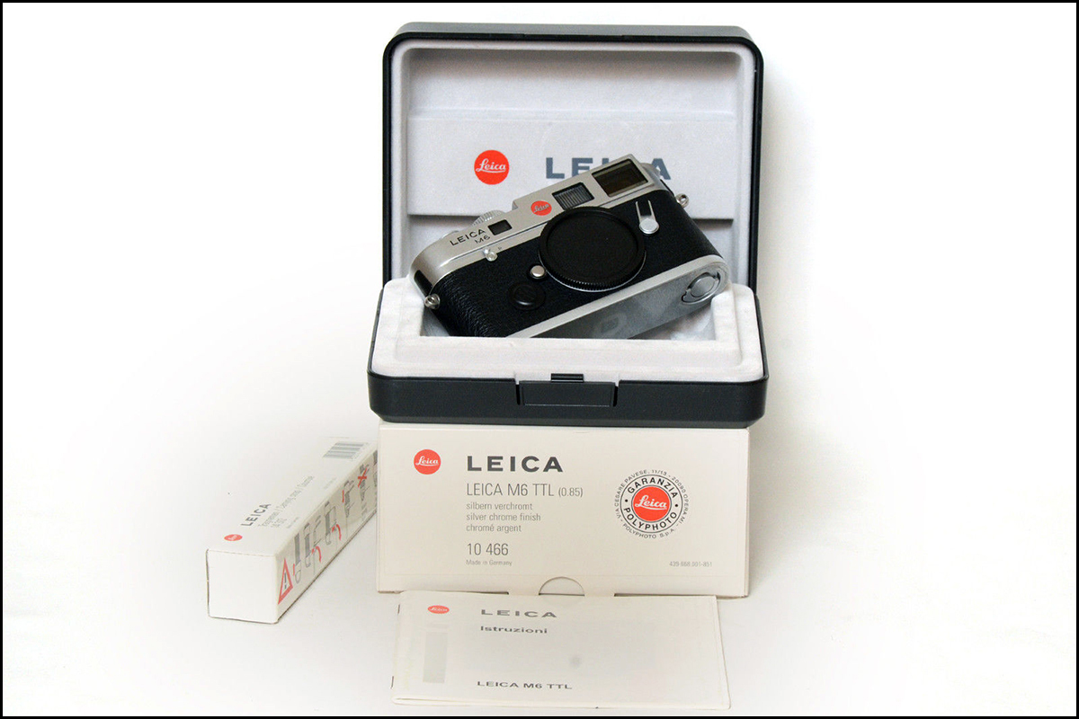 徕卡 Leica M6 TTL 0.85 银色 大盘 带包装
