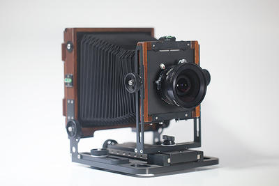 4X5大画幅相机沙慕尼 45N1及仙娜90/6.8镜头及片夹