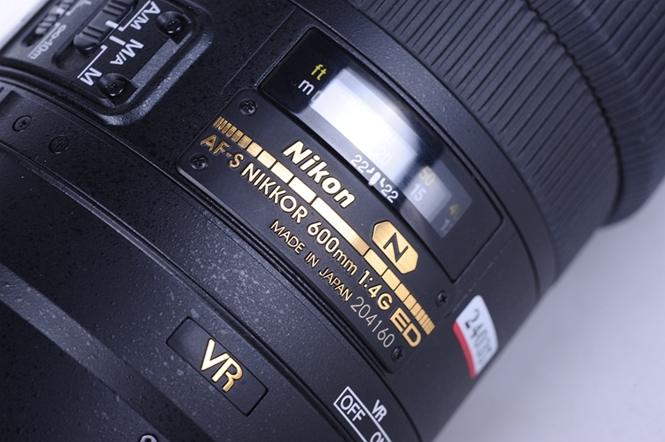 98新二手nikon尼康 600/4 g  1.4x增距镜 640(24035)【京】