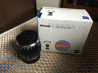 卡尔·蔡司 Biogon T* 25mm f/2.8 ZM手动镜头