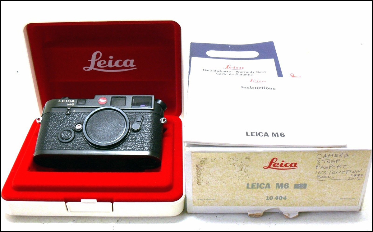 徕卡 Leica M6 0.72 小盘 黑色 带包装