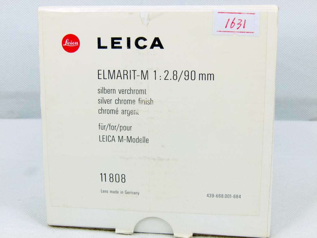包装齐全的徕卡Elmarit-M 90/ 2.8银色
