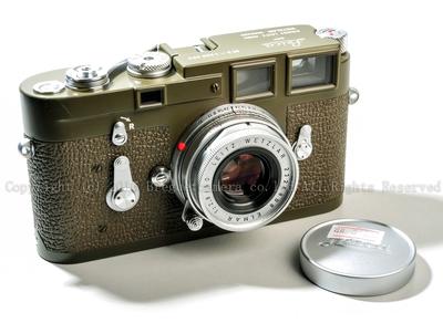 【最后期M3橄榄绿军版】Leica/徕卡 M3+elmar 50/2.8套机 #31333