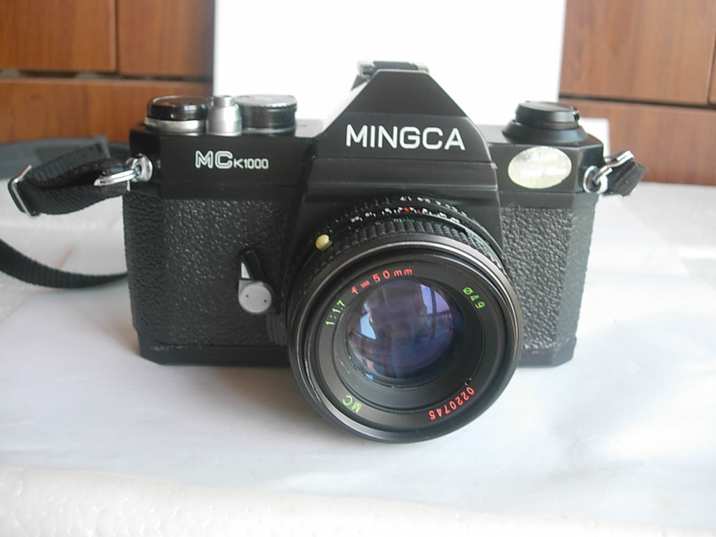很新珠江明佳MCK1000金属制造单反相机带50mmf1.7镜头，收藏使用