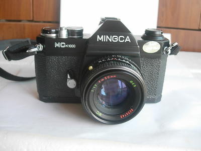 很新珠江明佳MCK1000金属制造单反相机带50mmf1.7镜头，收藏使用