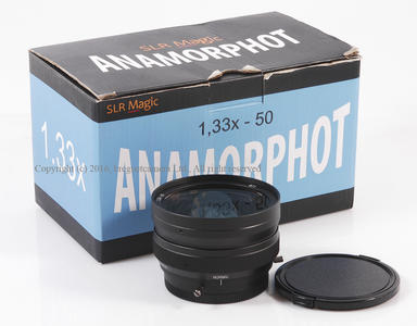 【美品】SLR单反魔术Anamorphot1.33倍50变形镜头适配器 #HK6932X