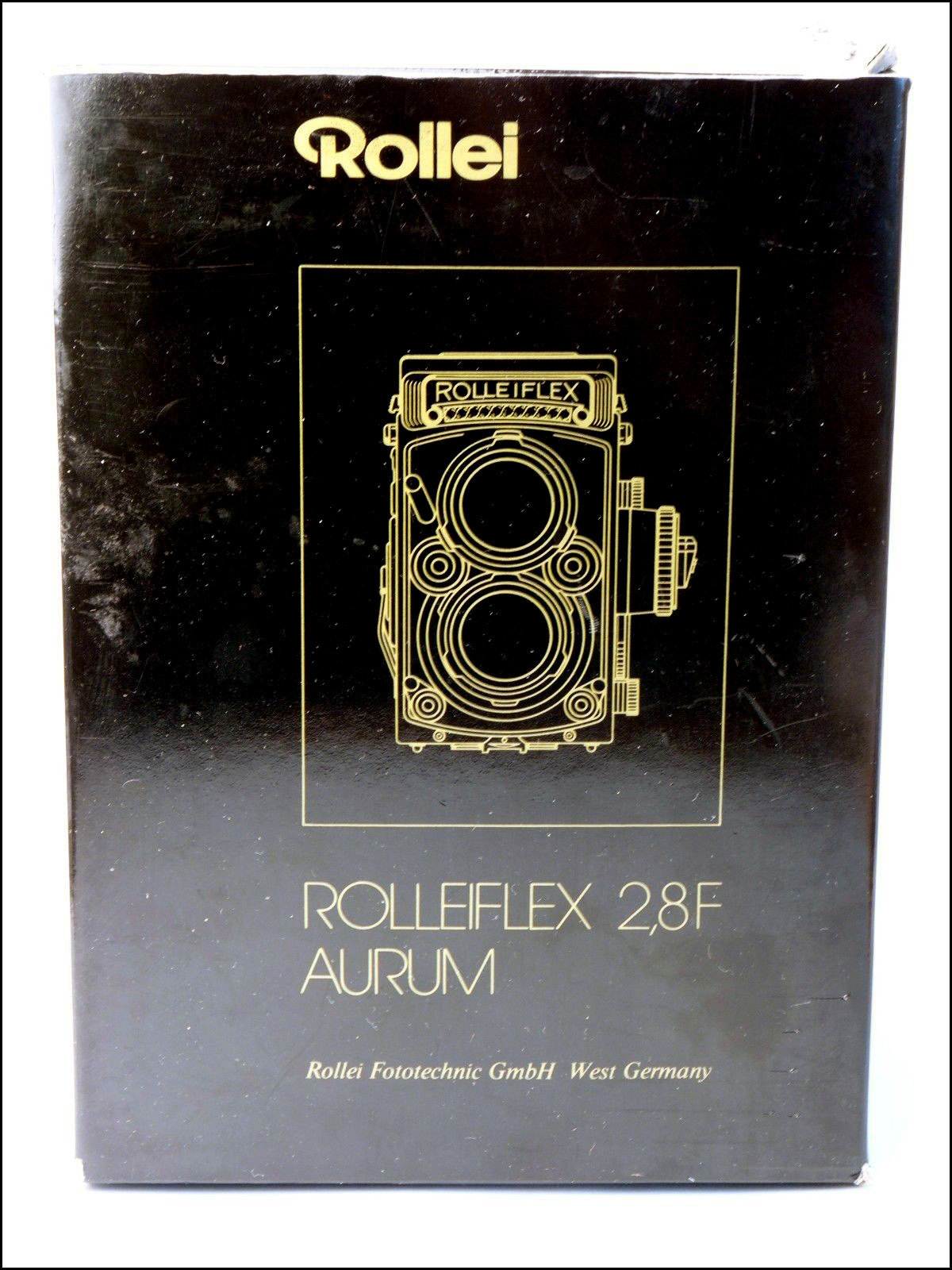 禄来 Rolleiflex 2.8F AURUM 黄金版 带包装