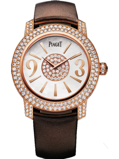 PIAGET/伯爵 圆形系列G0A33026 18K玫瑰金钻石满天星腕表 L-J