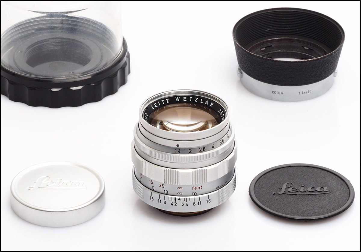 徕卡 Leica 50/1.4 SUMMILUX M39 罕见II代螺口！ 带罩！