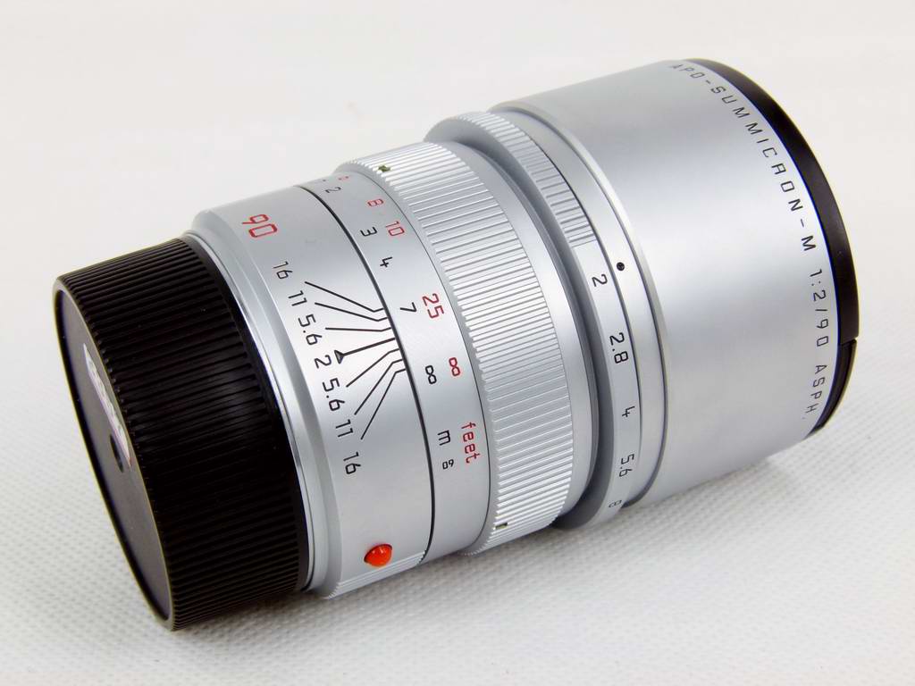 带包装的徕卡Leica APO-Summicron-M90/ 2 Asph银色