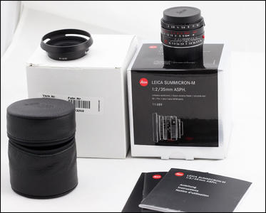 徕卡 Leica M 35/2 ASPH 黑漆 复刻 限量500只 新同收藏