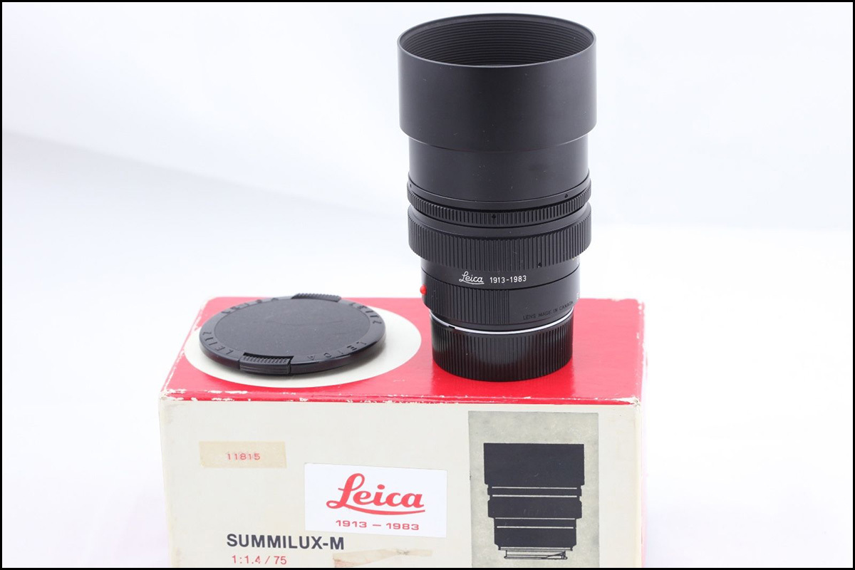 徕卡 Leica M 75/1.4 1913-1983 70周年纪念版 极少见 带包装