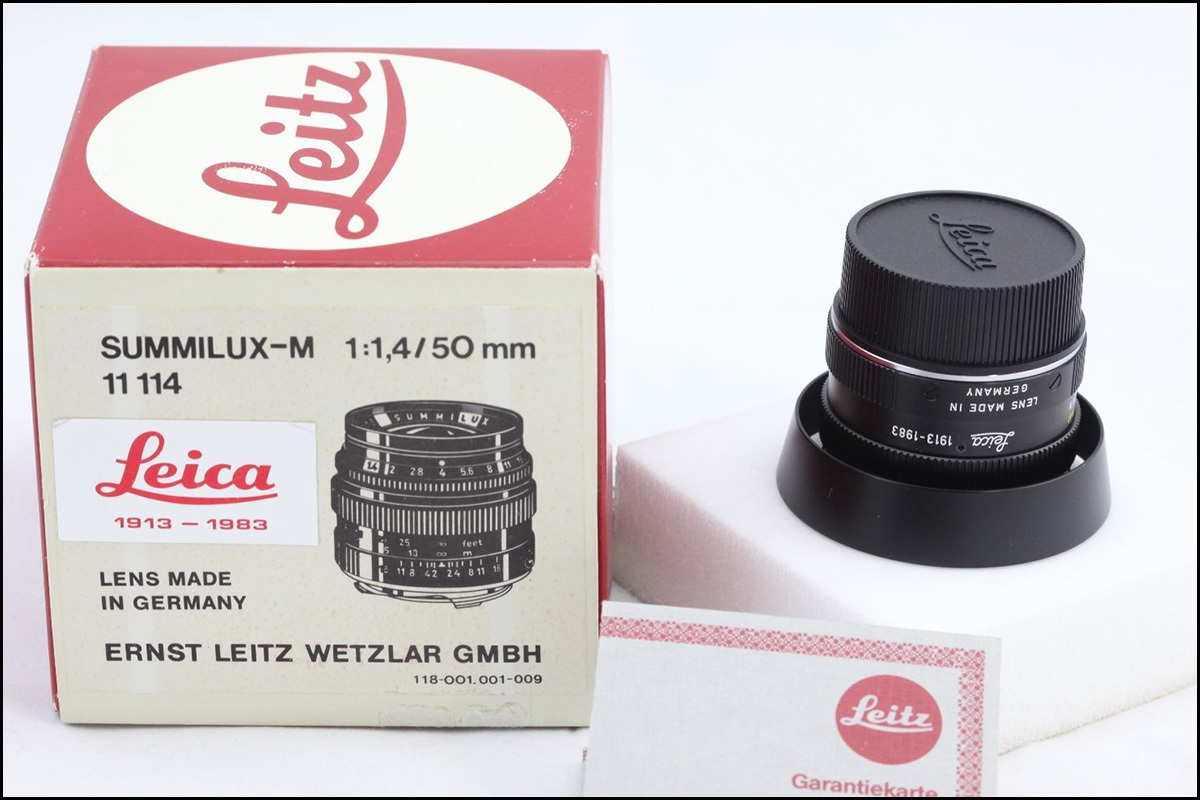 徕卡 Leica M 50/1.4 1913-1983 70周年纪念版 极少见 带包装