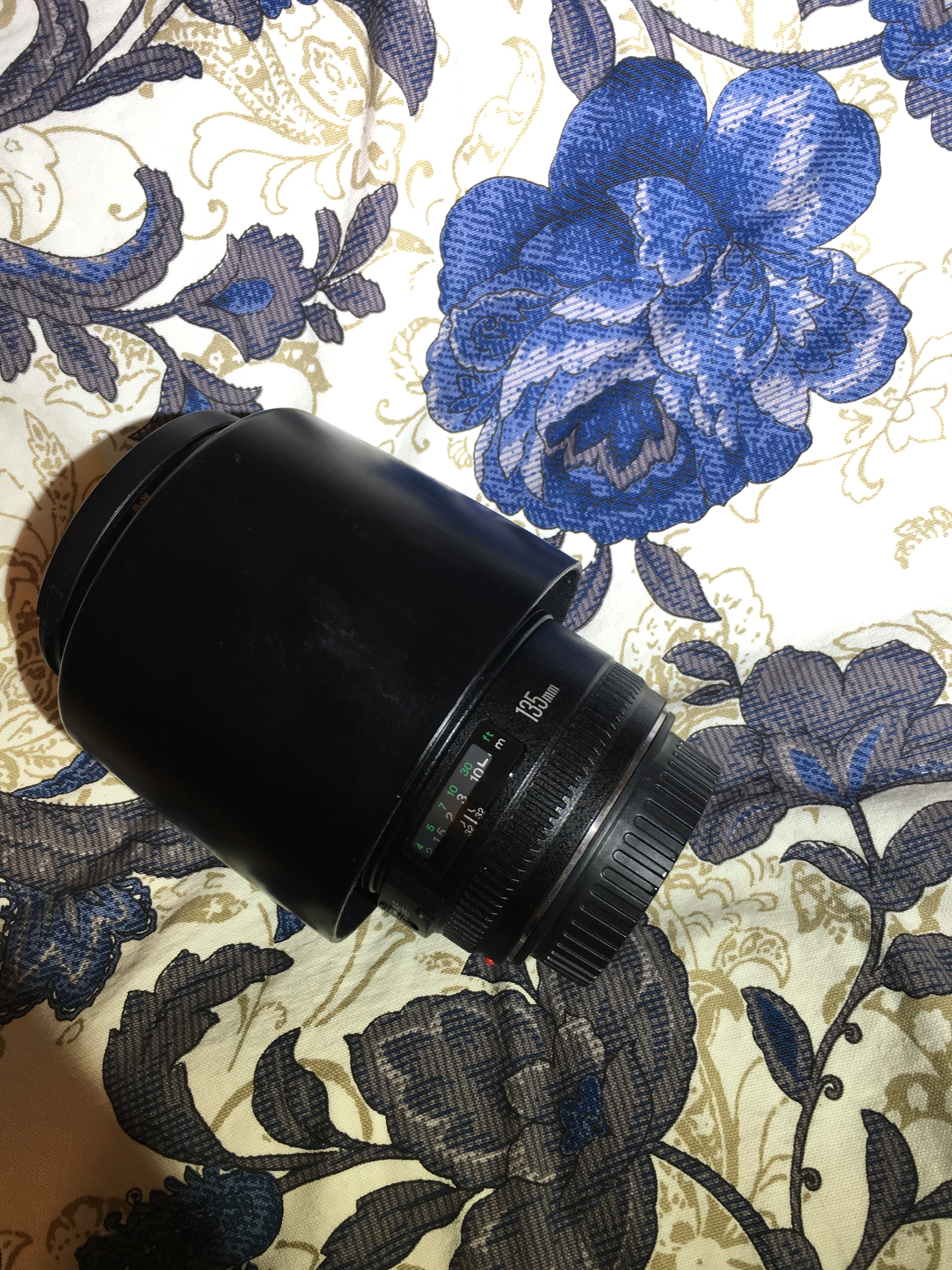  Canon EF 135mm f/2L USM, with B+W UV filter