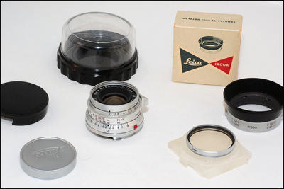 徕卡 Leica M 35/2 SUMMICRON 加产8枚玉 带罩 滤镜