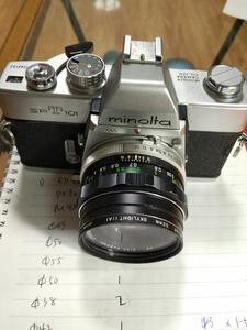 Minolta SR-T 101金属单反加50 1.7大眼睛镜头