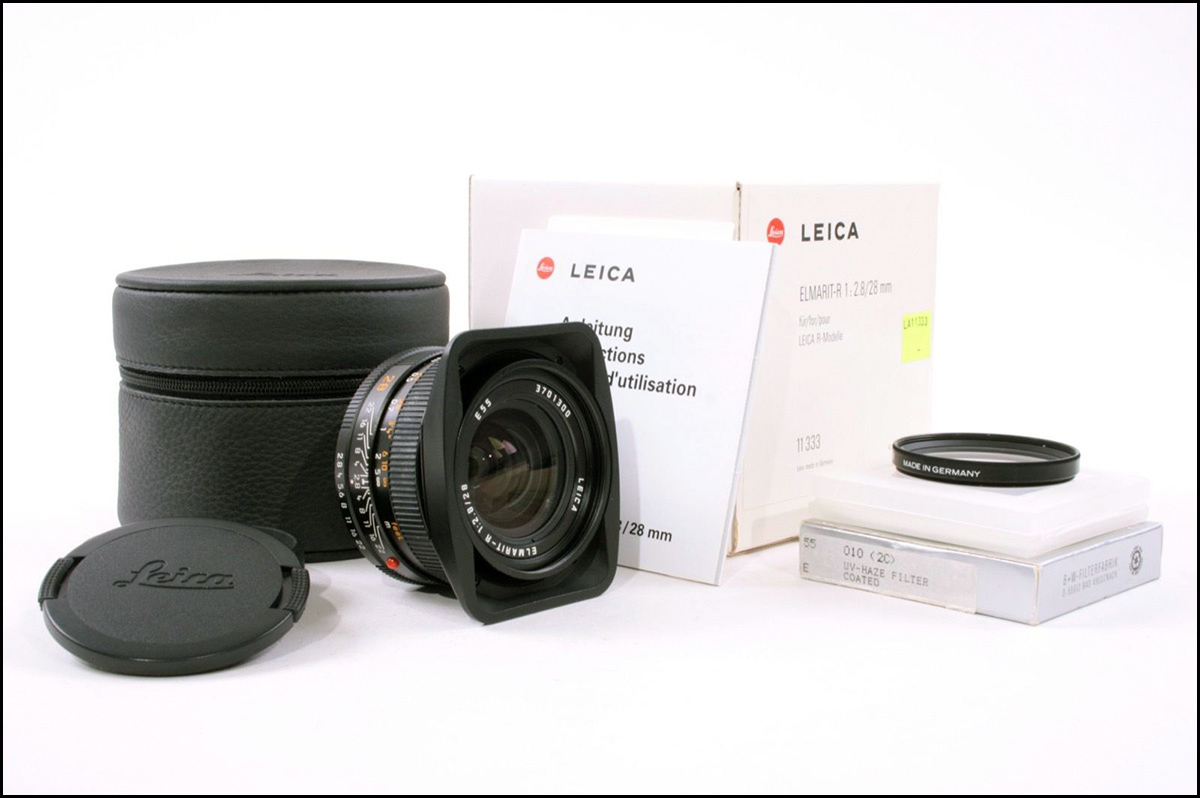 徕卡 Leica R 28/2.8 ELMARIT-R II ROM 带包装 滤镜