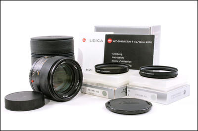 徕卡 Leica R 90/2 APO ASPH ROM 带包装 CPL＋ND