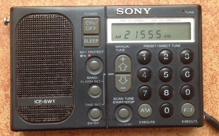 索尼SW1全波段数字收音机，800包快递